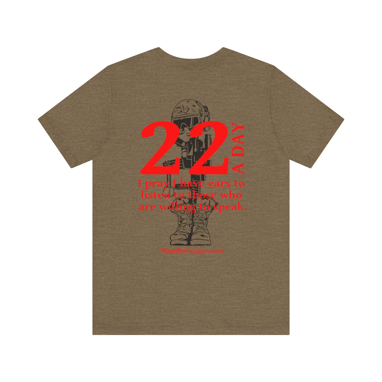 22 a Day Veteran T-Shirt