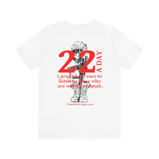 22 a Day Veteran T-Shirt