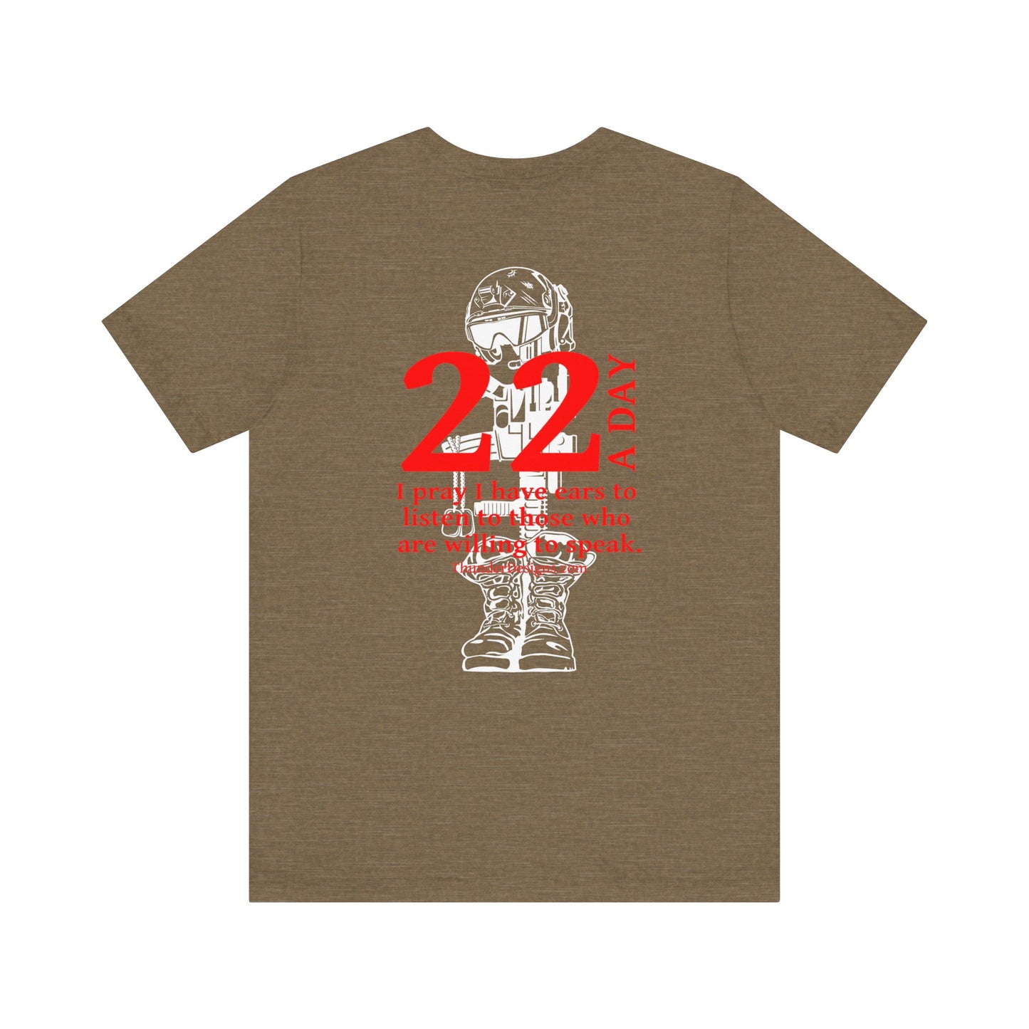 22 A Day Veterans T-Shirt